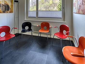 Wartebereich Zahnarztpraxis Olsen